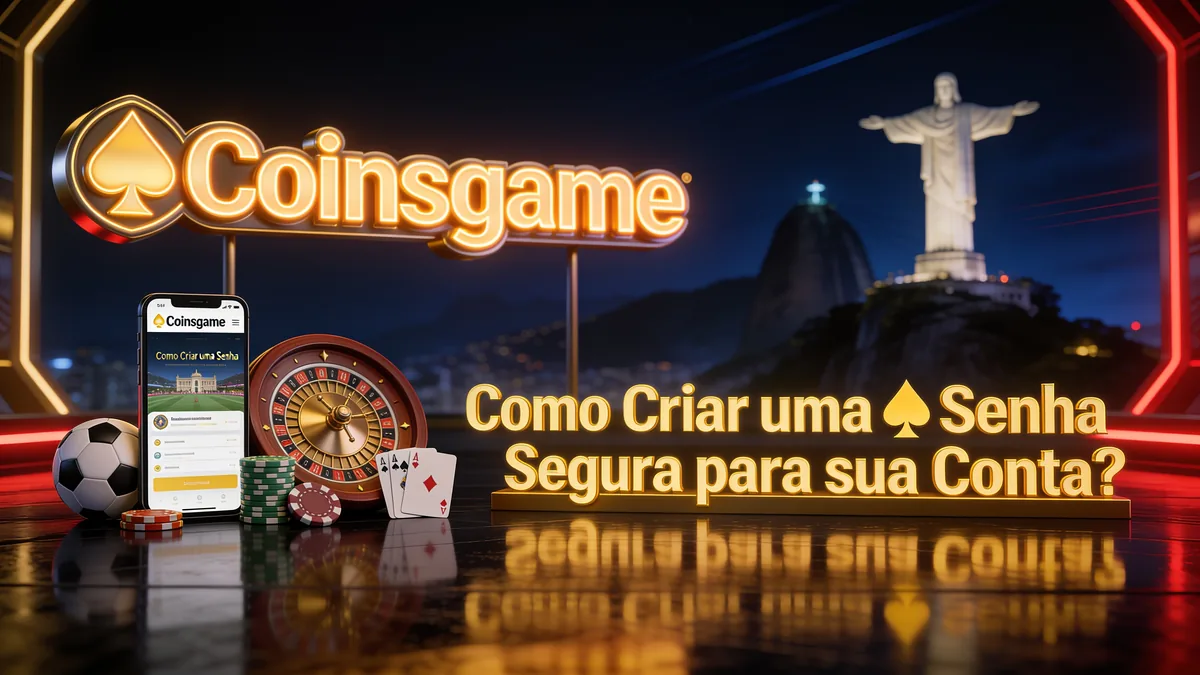 Como Criar uma Senha Segura para sua Conta?: coinsgame guide for players in Brazil