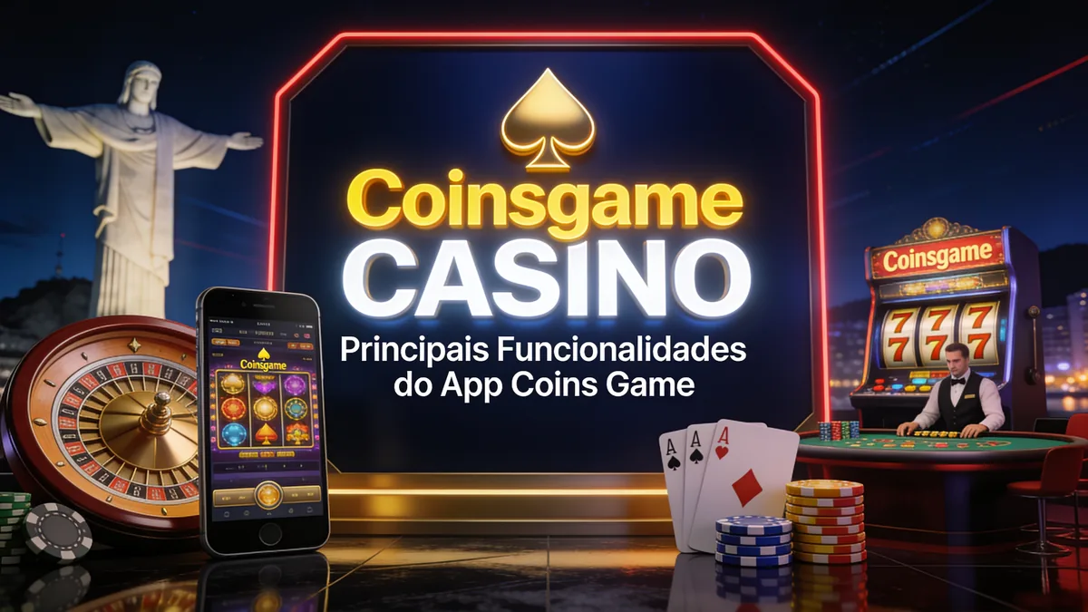 Principais Funcionalidades do App Coins Game — coinsgame in Brazil